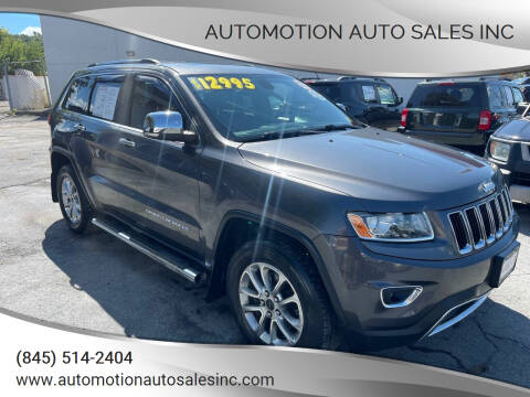 2014 Jeep Grand Cherokee for sale at Automotion Auto Sales Inc in Kingston NY