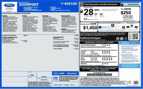 2021 Ford EcoSport SE