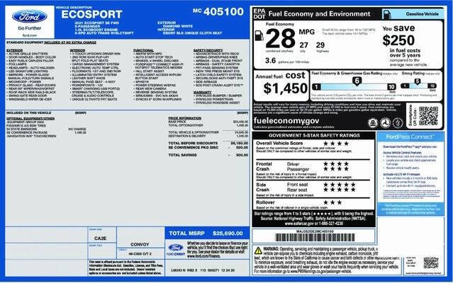 2021 Ford EcoSport SE