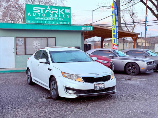 2012 Kia Optima Hybrid for sale at STARK AUTO SALES INC in Modesto, CA