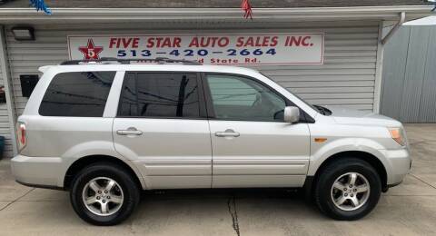 2008 Honda Pilot for sale at 5 Star Auto Sales in Middletown OH