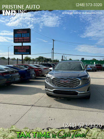 2019 GMC Terrain for sale at PRISTINE AUTO SALES INC in Pontiac MI