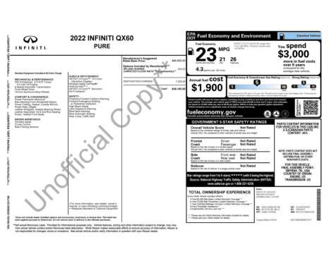 2022 Infiniti QX60 Pure