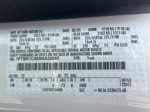 2025 Ford Transit 250