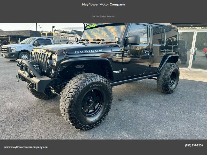 2012 Jeep Wrangler Unlimited for sale at Mayflower Motor Company in Rome GA