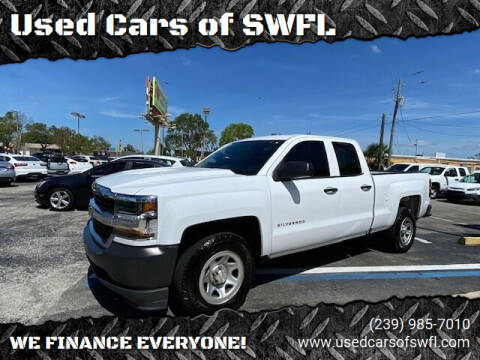 2018 Chevrolet Silverado 1500 for sale at Used Cars of SWFL in Fort Myers FL