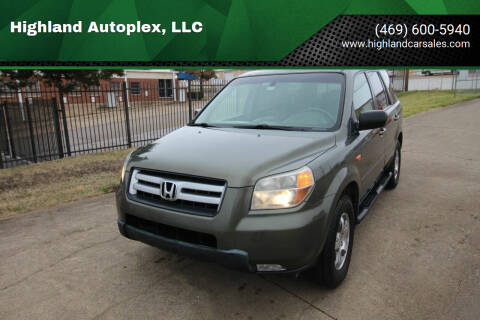 2006 Honda Pilot for sale at Highland Autoplex, LLC in Dallas TX