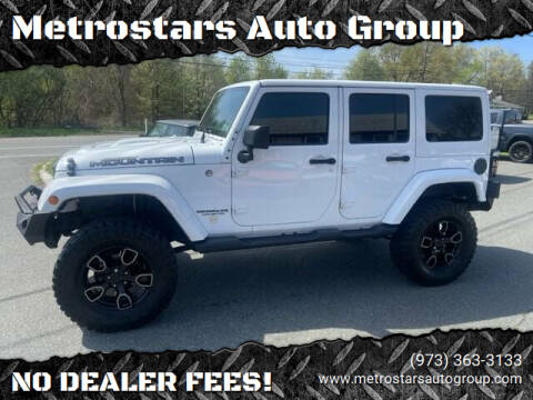 2017 Jeep Wrangler Unlimited for sale at Metrostars Auto Group in Plainfield NJ