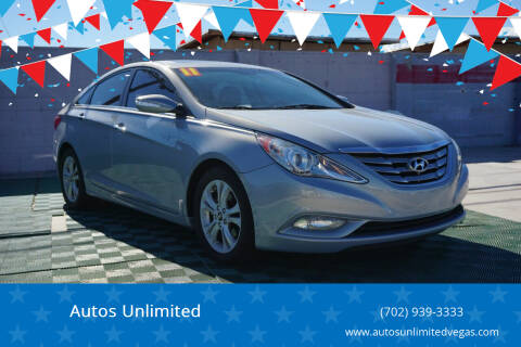 2011 Hyundai Sonata for sale at Autos Unlimited in Las Vegas NV