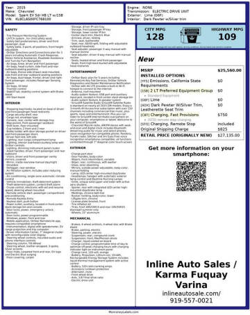 2015 Chevrolet Spark EV 2LT