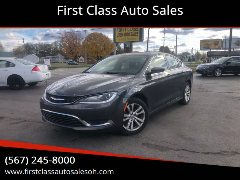 2016 Chrysler 200 for sale at First Class Auto Sales in Fostoria OH