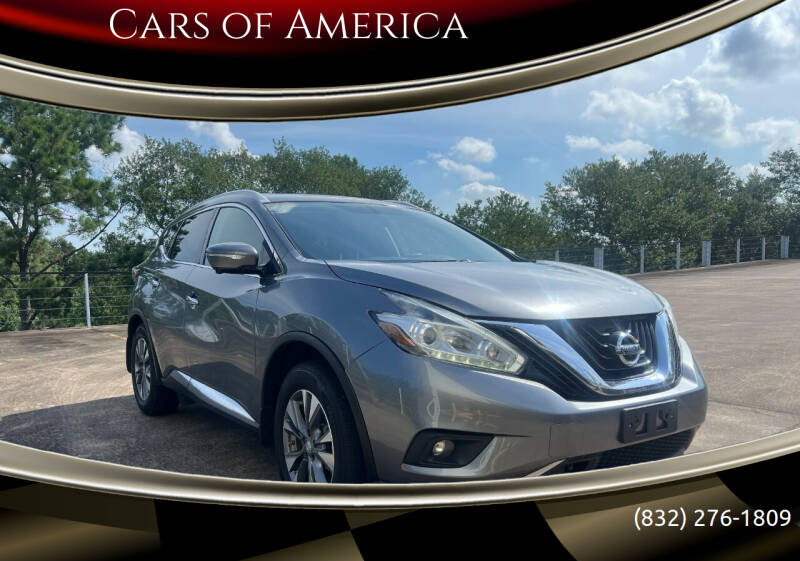 2015 Nissan Murano for sale at Cars of America in Houston TX