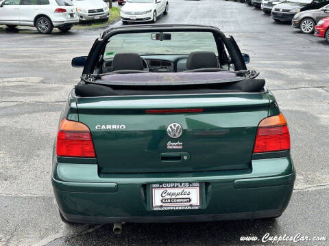 2001 Volkswagen Cabrio GLS