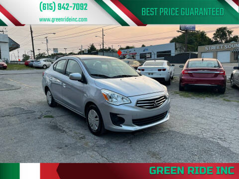 2019 Mitsubishi Mirage G4 for sale at Green Ride Inc in Nashville TN