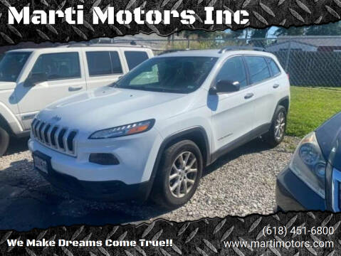 2015 Jeep Cherokee for sale at Marti Motors Inc in Madison IL