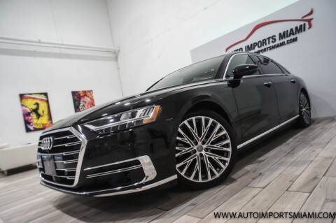 2019 Audi A8 L for sale at AUTO IMPORTS MIAMI in Fort Lauderdale FL