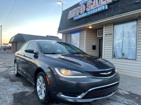 2015 Chrysler 200 for sale at Nationwide Auto Sales in Melvindale MI