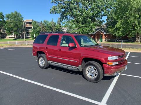 2004 Chevrolet Tahoe for sale at Back N Motion LLC in Anoka MN
