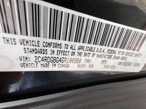 2016 Dodge Grand Caravan SE