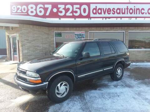 1998 Chevrolet Blazer for sale at Dave's Auto Sales & Service in Weyauwega WI