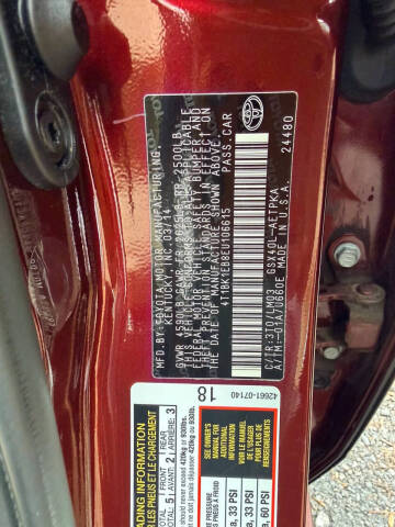 2014 Toyota Avalon Limited