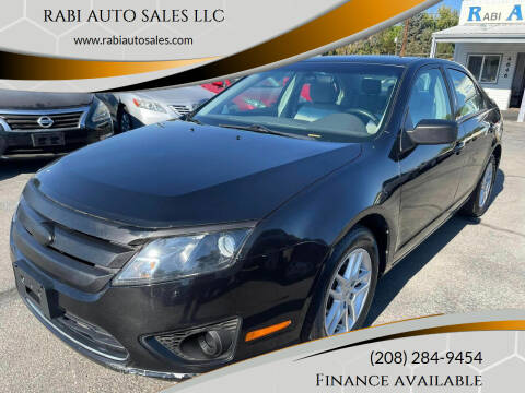 2012 Ford Fusion for sale at RABI AUTO SALES LLC in Garden City ID