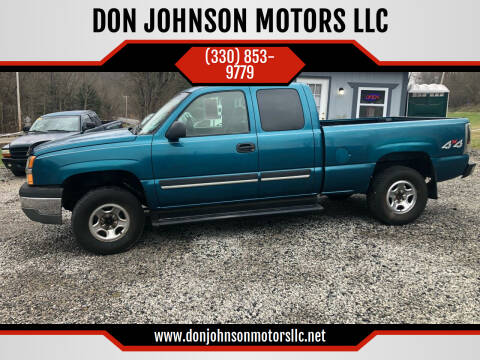 2003 Chevrolet Silverado 1500 for sale at DON JOHNSON MOTORS LLC in Lisbon OH
