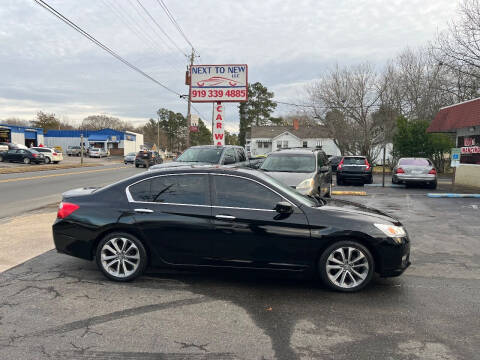 2014 Honda Accord for sale at Next to New in Oxford NC