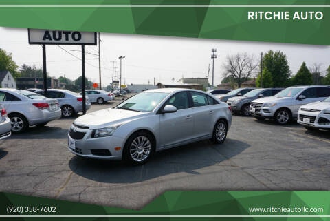 2013 Chevrolet Cruze for sale at Ritchie Auto in Appleton WI
