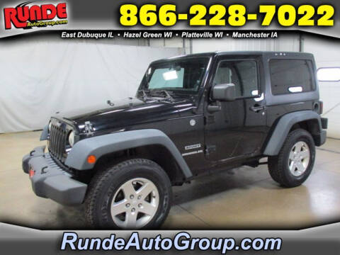 2012 Jeep Wrangler for sale at Runde PreDriven in Hazel Green WI