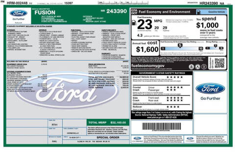 2017 Ford Fusion SE