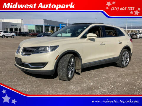 2016 Lincoln MKX for sale at Midwest Autopark in Kansas City MO