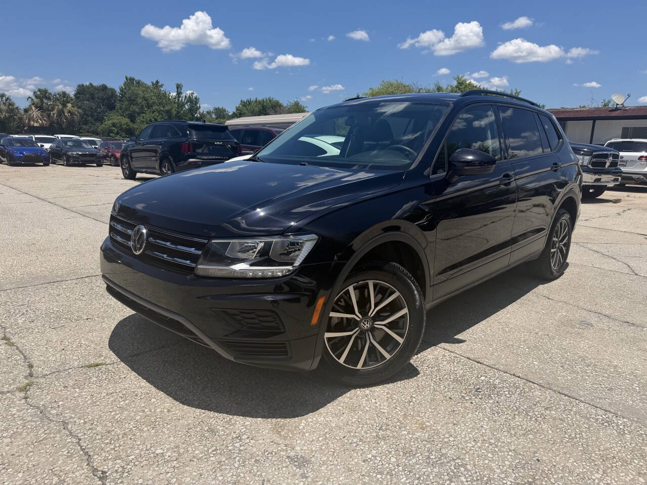 Black 2021 Volkswagen Tiguan S S 4dr SUV 1