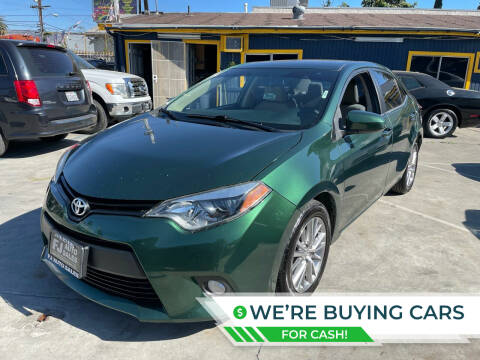 2014 Toyota Corolla for sale at Good Vibes Auto Sales in North Hollywood CA