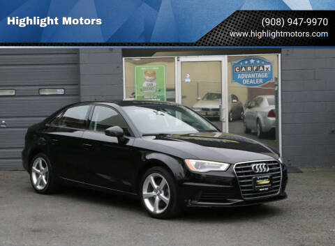 2015 Audi A3 for sale at Highlight Motors in Linden NJ