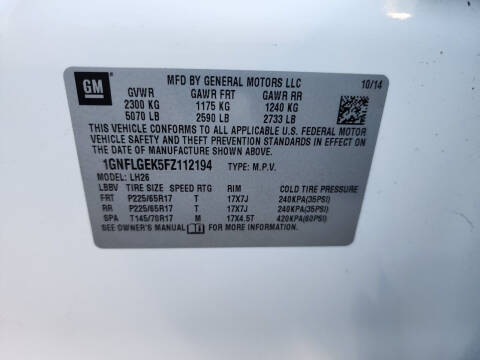 2015 Chevrolet Equinox LT