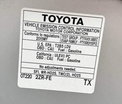 2015 Toyota Corolla L