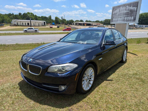 2011 BMW 5 Series for sale at LEGEND AUTO BROKERS in Pelzer SC