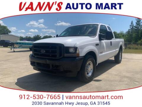 2004 Ford F-250 Super Duty for sale at VANN'S AUTO MART in Jesup GA