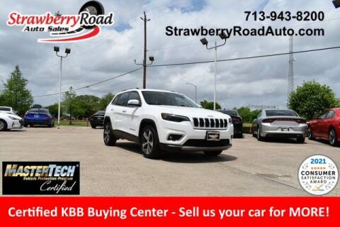 2019 Jeep Cherokee for sale at Strawberry Road Auto Sales in Pasadena TX