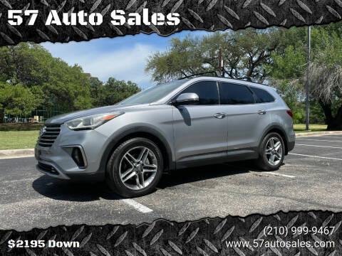 2017 Hyundai Santa Fe for sale at 57 Auto Sales in San Antonio TX