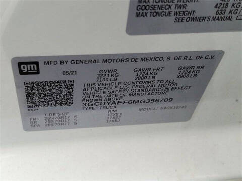 2021 Chevrolet Silverado 1500