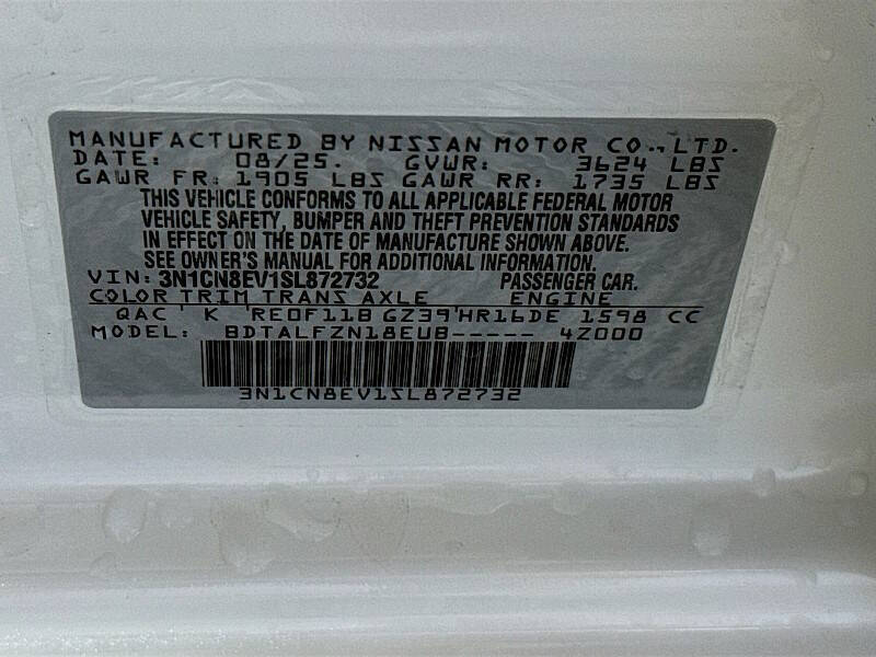 2025 Nissan Versa SV