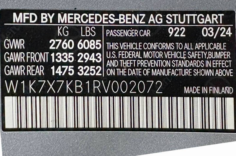 2024 Mercedes-Benz AMG GT 63 S E Performance