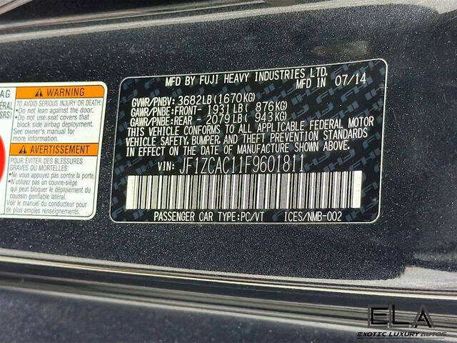 2015 Subaru BRZ Limited
