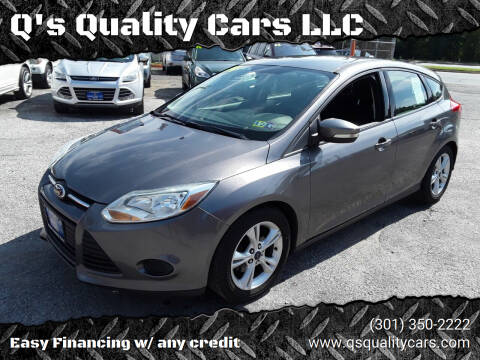 2014 Ford Focus for sale at Q's Quality Cars LLC in Capitol Heights MD