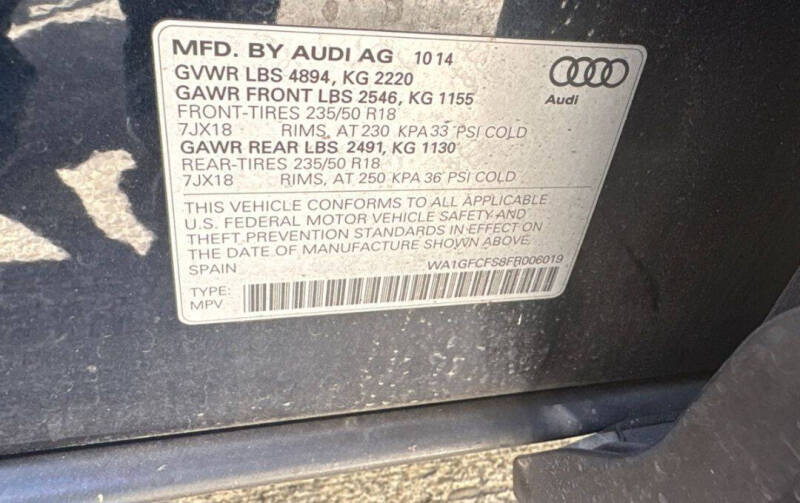 2015 Audi Q3 2.0T quattro Prestige