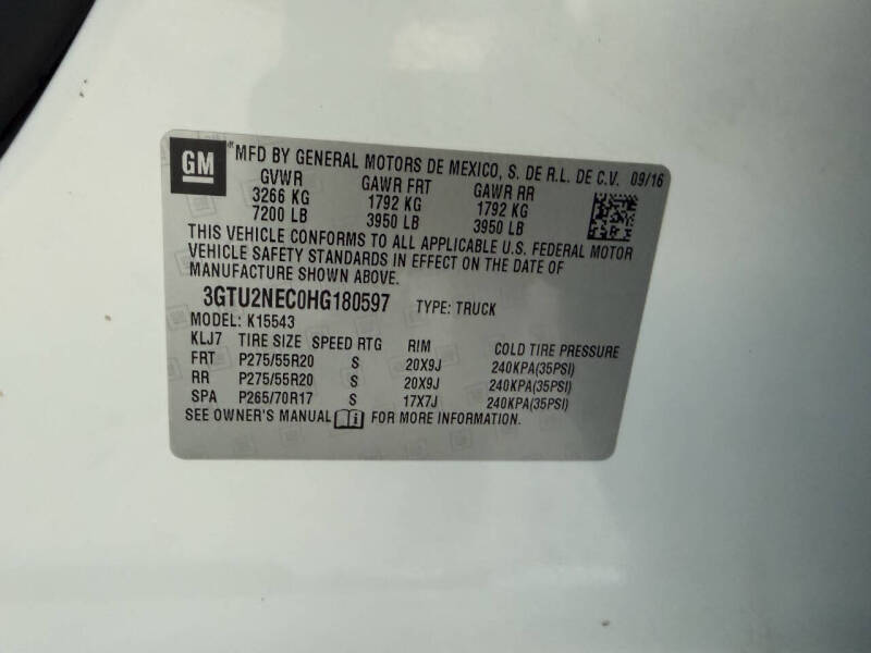 2017 GMC Sierra 1500 SLT