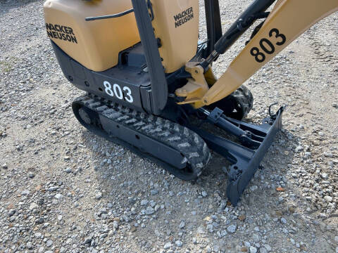 2014 Wacker Neuson 803 Micro Excavator
