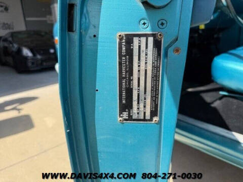 1970 International IH HARVESTER 4X4 CLASSIC